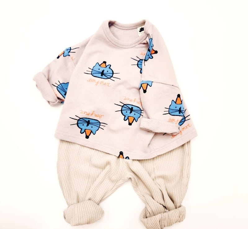 Ellykiki - Korean Children Fashion - #childofig - Waffle Pintuck Jogger Pants - 6