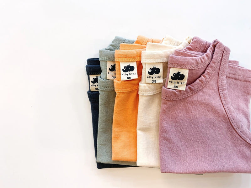Ellykiki - Korean Children Fashion - #childrensboutique - Jjin Basic Sleeveless Tee - 5