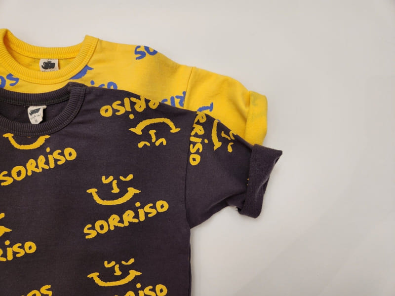 Ellykiki - Korean Children Fashion - #kidsshorts - Smile Box Fit Tee - 5