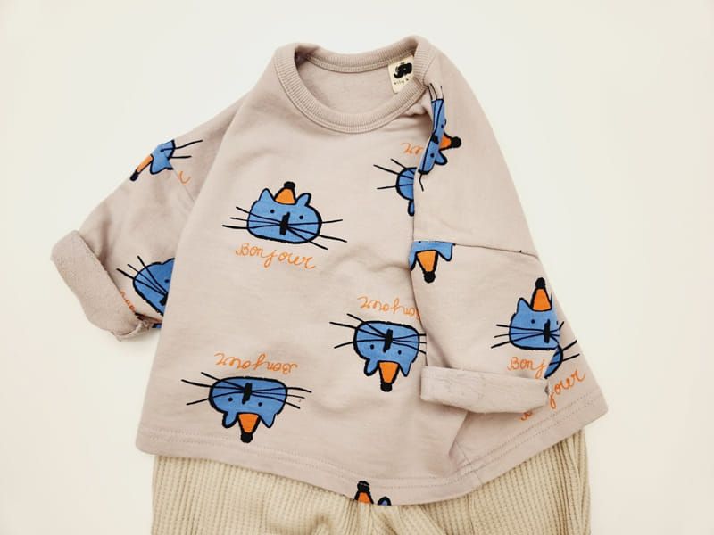 Ellykiki - Korean Children Fashion - #kidsstore - Good Cat Tee  - 3
