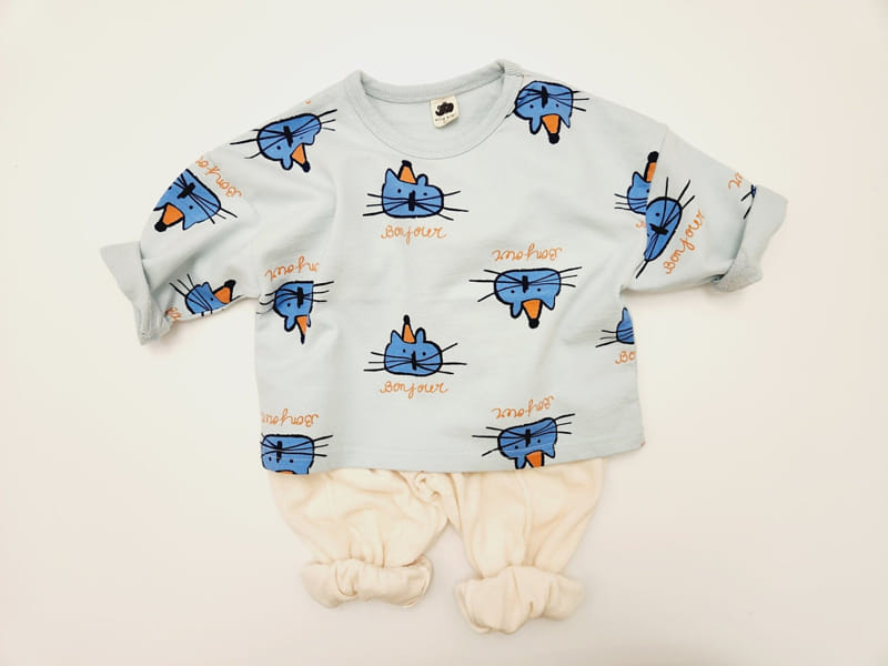 Ellykiki - Korean Children Fashion - #kidsstore - Good Cat Tee  - 4