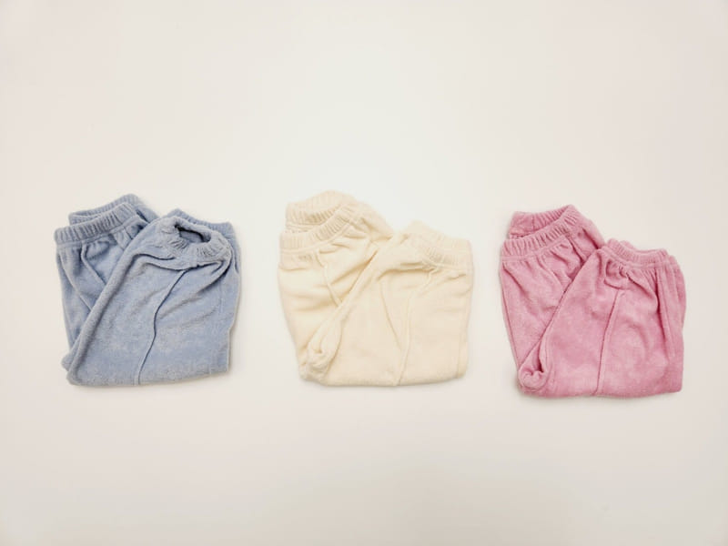 Ellykiki - Korean Children Fashion - #littlefashionista - Terry Pintuck Jogger Pants