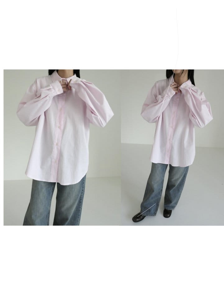 Enten - Korean Women Fashion - #momslook - Cream Shirt - 9