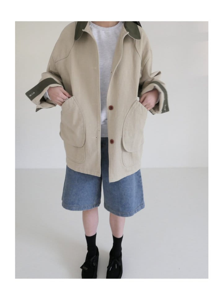 Enten - Korean Women Fashion - #momslook - Hunter Bomber Jacket - 2