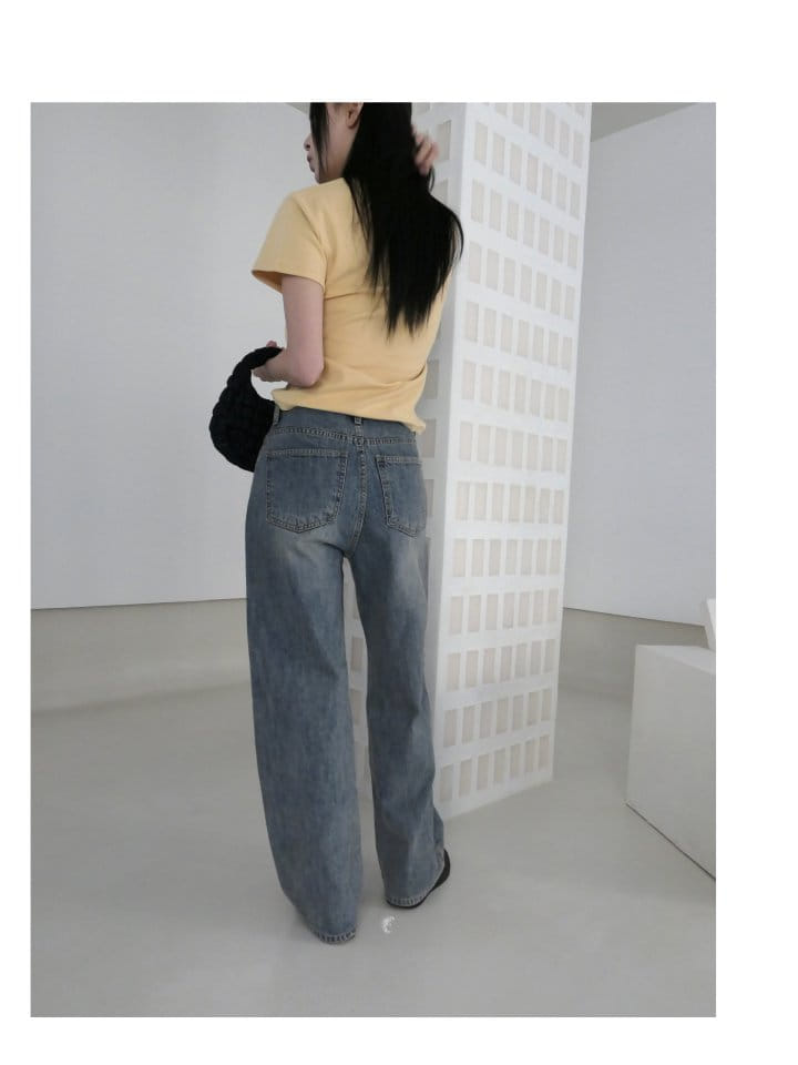 Enten - Korean Women Fashion - #romanticstyle - Sis Washing Pants - 10