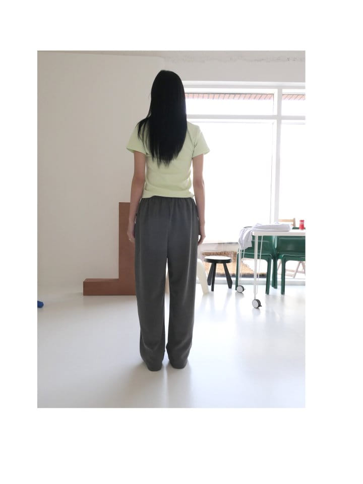 Enten - Korean Women Fashion - #shopsmall - Annie Elastic Waist T-shirt - 3