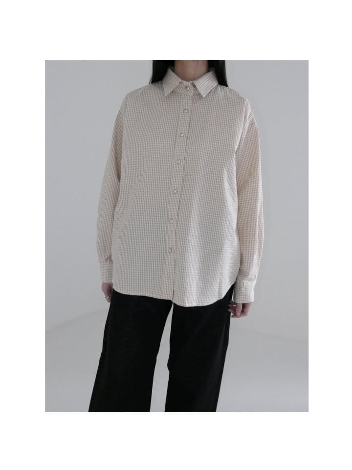 Enten - Korean Women Fashion - #womensfashion - Lea Checkered Shirt - 6