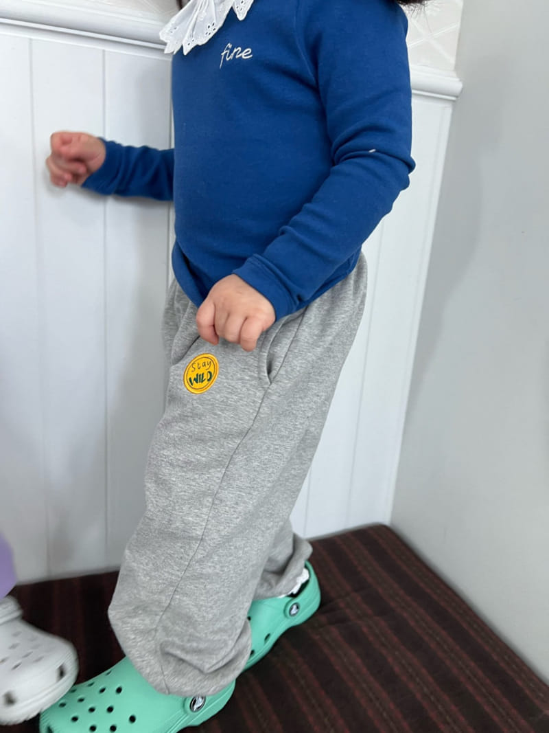 Fine-Studio - Korean Children Fashion - #stylishchildhood - Lace Jogger Pants - 4