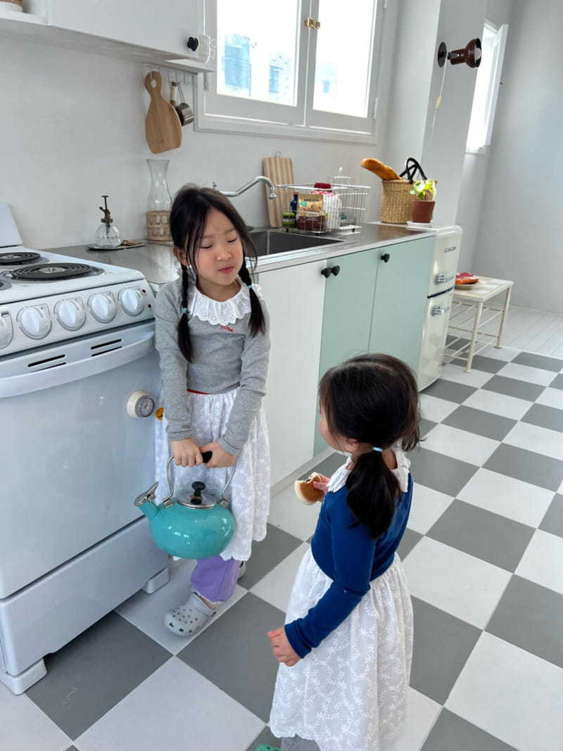 Fine-Studio - Korean Children Fashion - #childofig - Lace Tee - 3