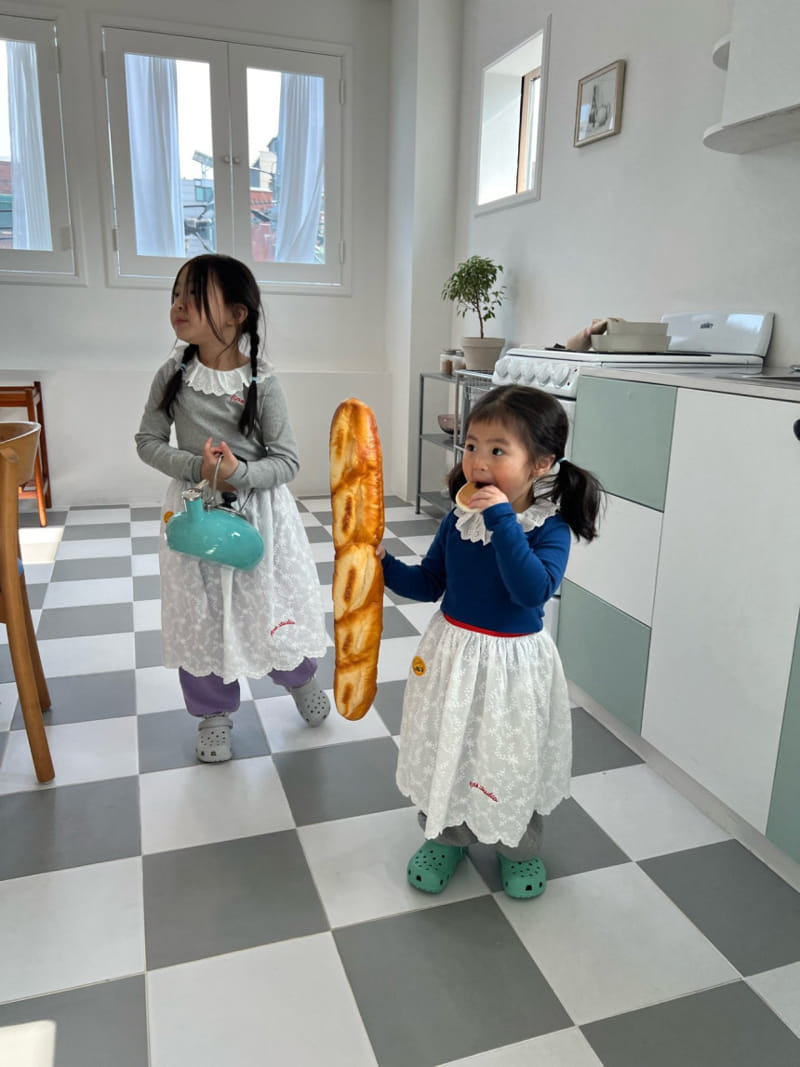 Fine-Studio - Korean Children Fashion - #fashionkids - Lace Tee - 7