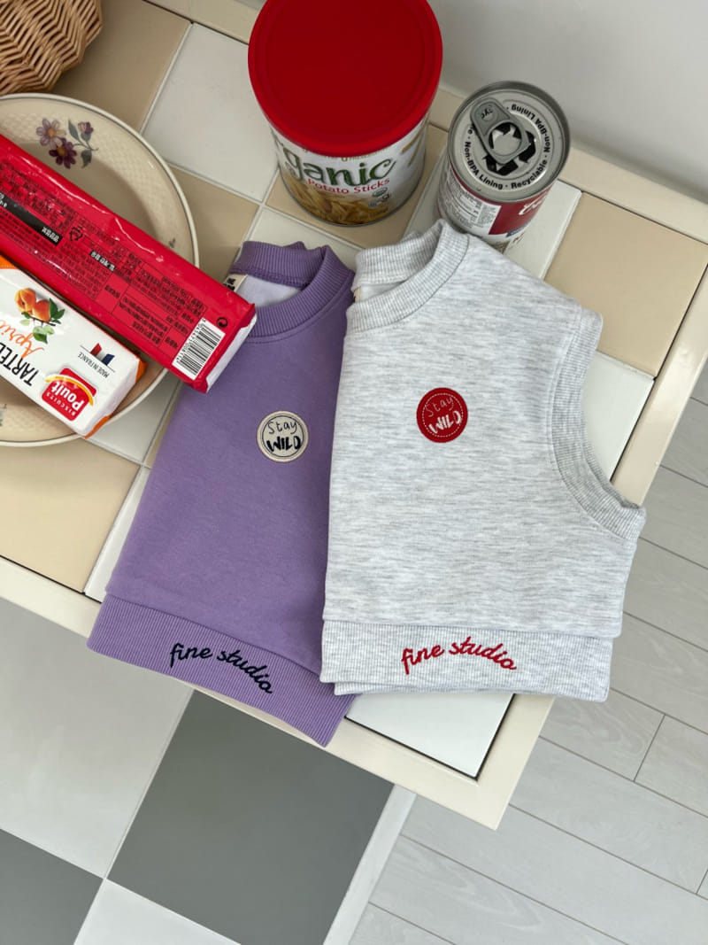 Fine-Studio - Korean Children Fashion - #fashionkids - Fine Crop Vest