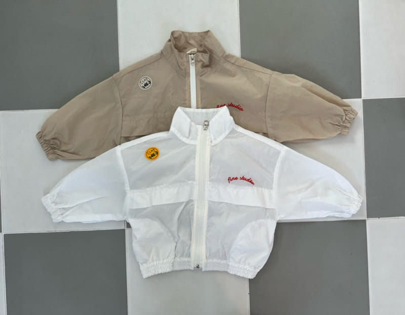 Fine-Studio - Korean Children Fashion - #kidsshorts - Baguette Wind Jacket