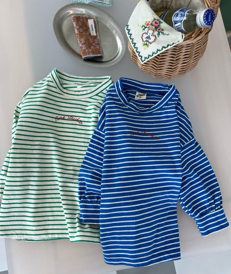 Fine-Studio - Korean Children Fashion - #kidsshorts - Roll ST Tee - 3