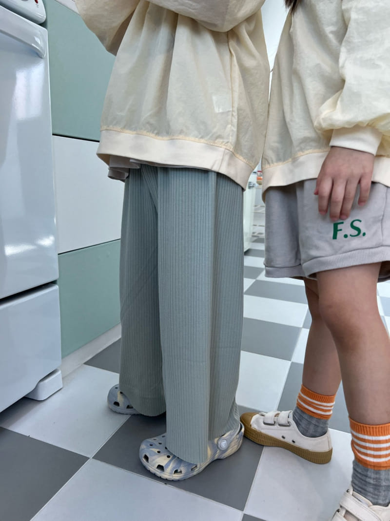 Fine-Studio - Korean Children Fashion - #kidzfashiontrend - Banana Rib Pants - 9