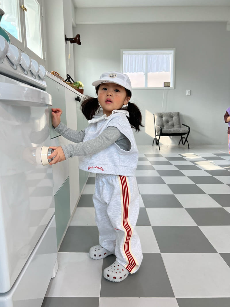 Fine-Studio - Korean Children Fashion - #minifashionista - Fine Crop Vest - 8
