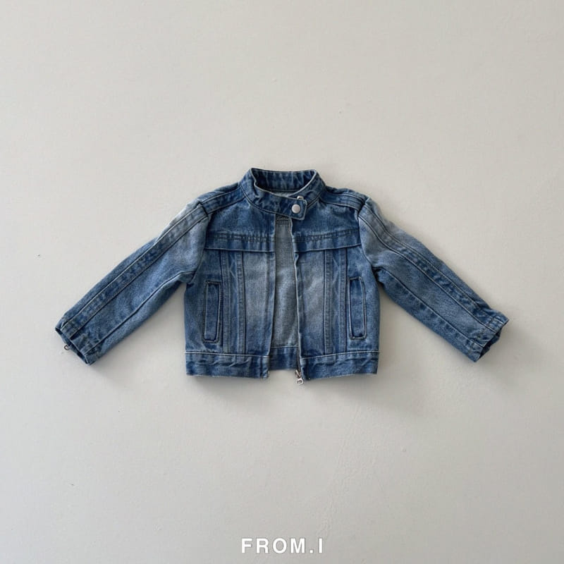 From I - Korean Children Fashion - #childrensboutique - Rider Denim Jacket