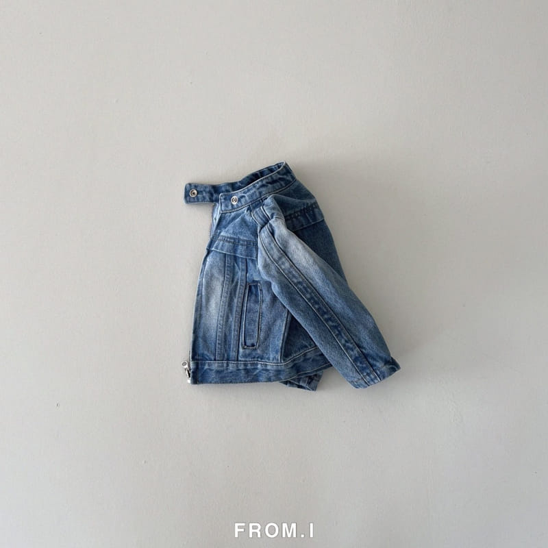 From I - Korean Children Fashion - #designkidswear - Rider Denim Jacket - 2