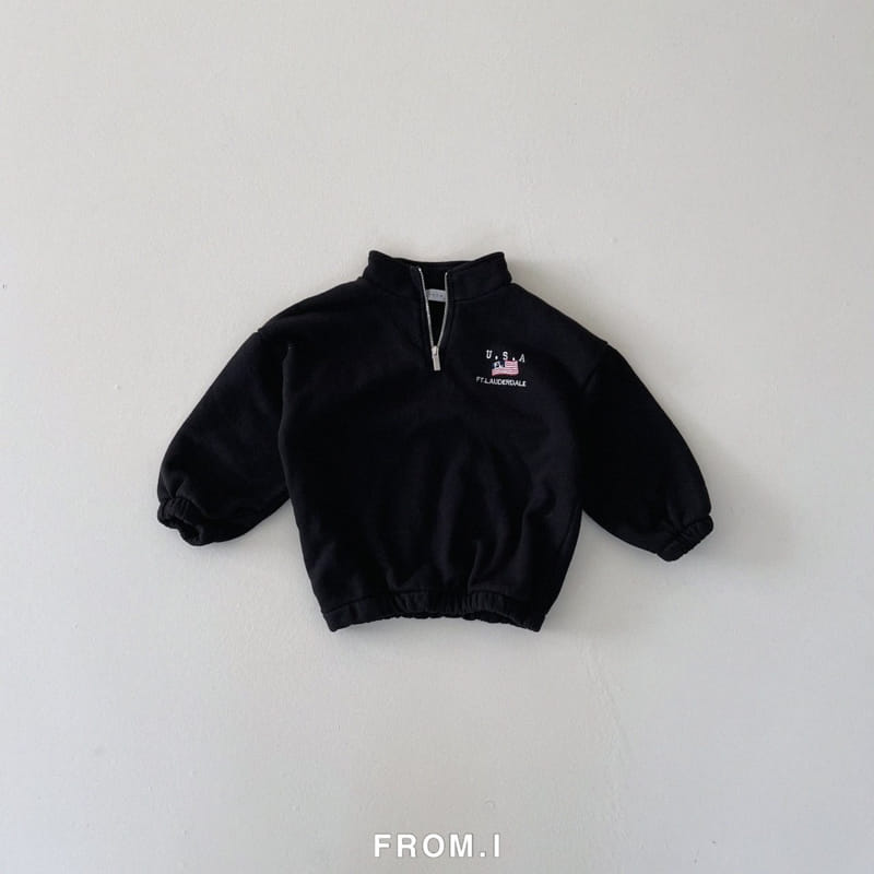 From I - Korean Children Fashion - #designkidswear - Half Zip Up USA - 5