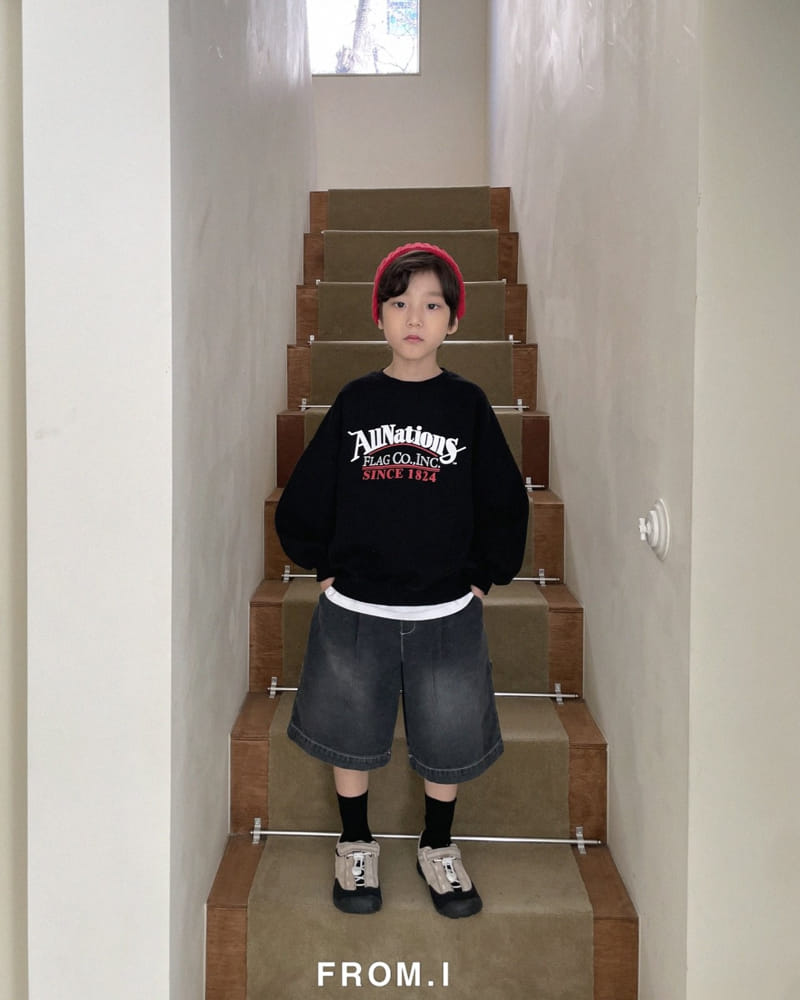From I - Korean Children Fashion - #discoveringself - All Nations Sweatshirt - 7