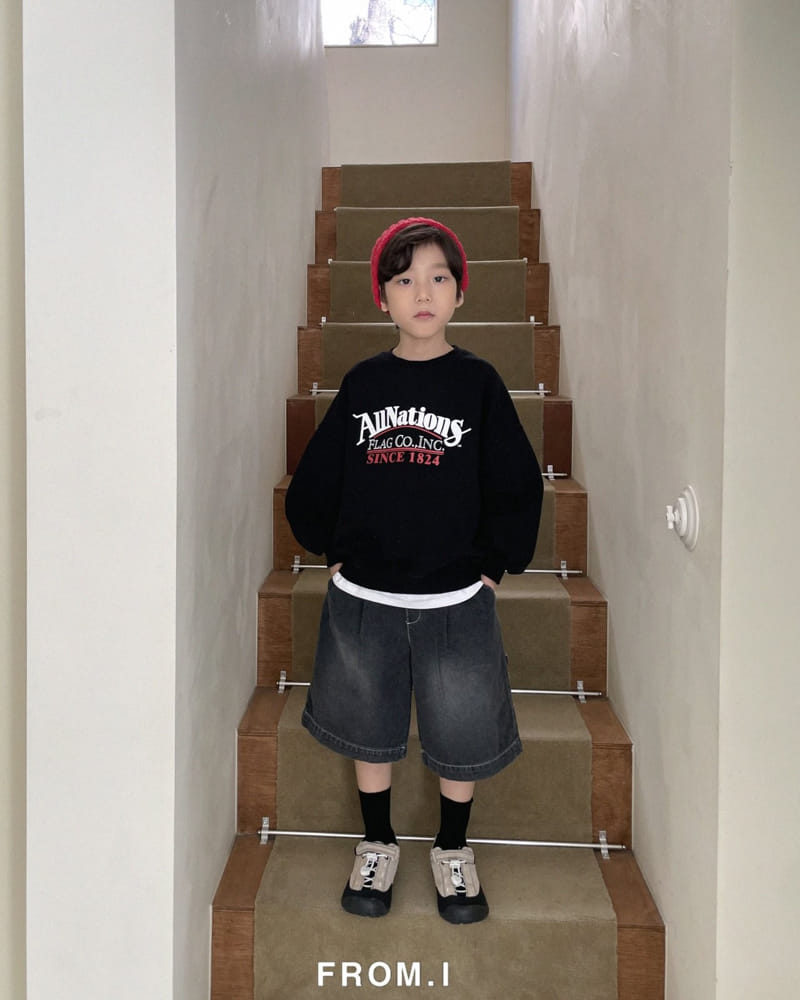 From I - Korean Children Fashion - #fashionkids - All Nations Sweatshirt - 8