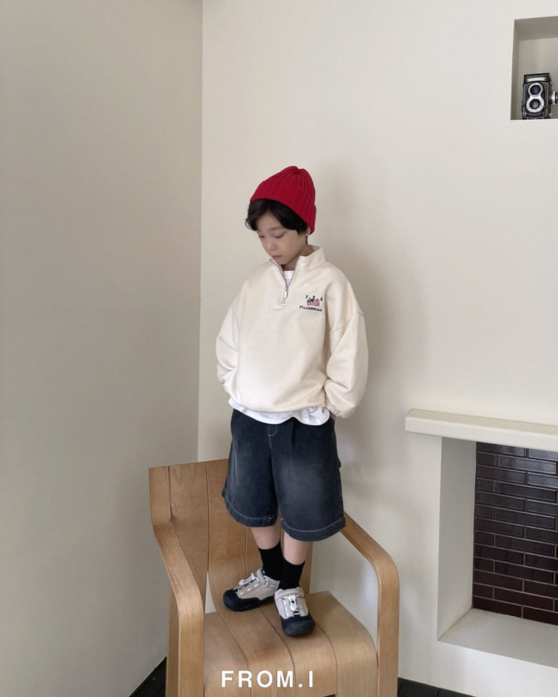 From I - Korean Children Fashion - #kidsstore - Half Zip Up USA - 9