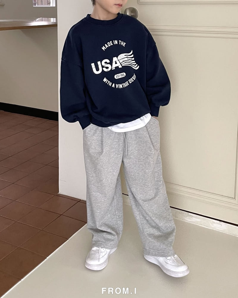 From I - Korean Children Fashion - #kidzfashiontrend - Wide Sweat Pants - 10