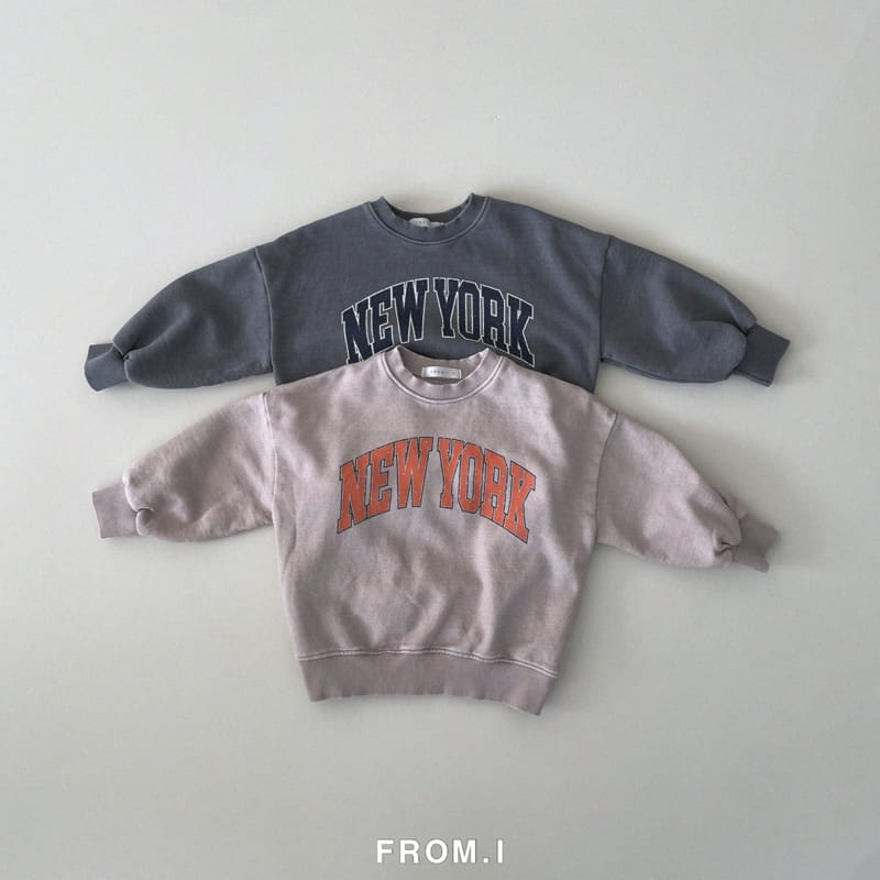 From I - Korean Children Fashion - #kidzfashiontrend - New York Sweatshirt