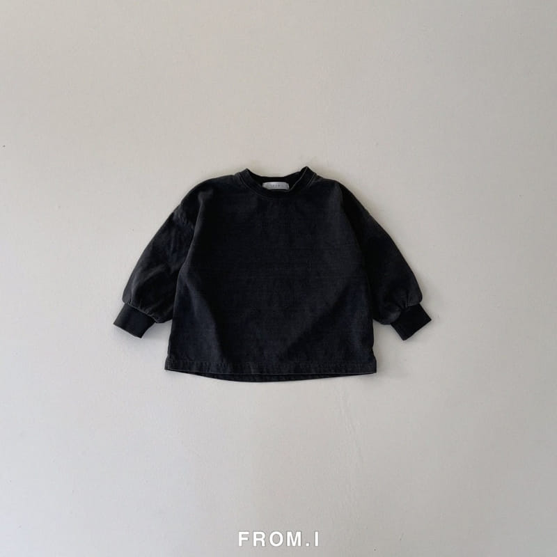 From I - Korean Children Fashion - #littlefashionista - Over Fit Long Sleeve Tee - 2