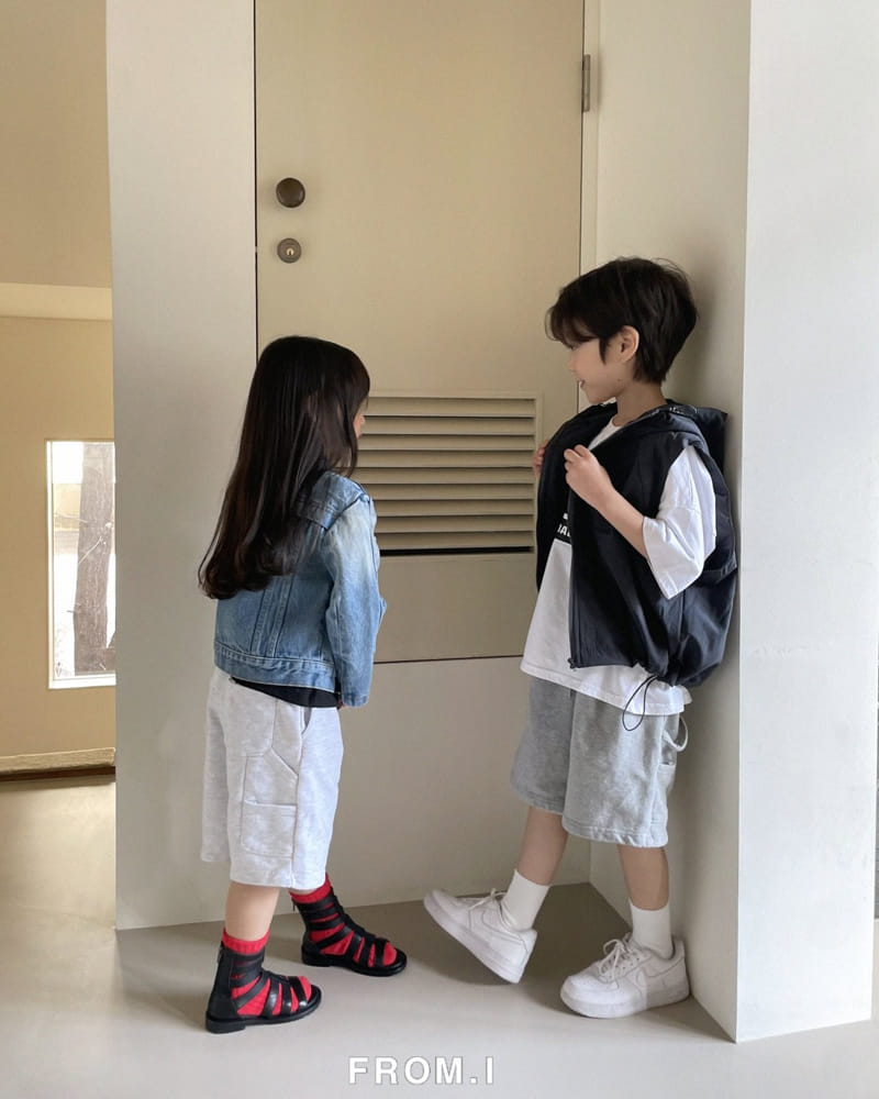From I - Korean Children Fashion - #magicofchildhood - Sweat Half Pants - 10