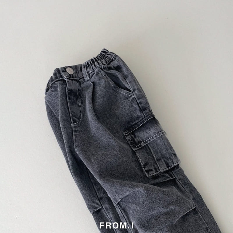 From I - Korean Children Fashion - #magicofchildhood - Denim Para Suit Pants - 8