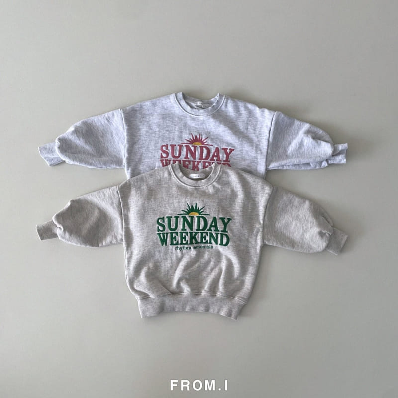From I - Korean Children Fashion - #minifashionista - Sunday Sweatshirt