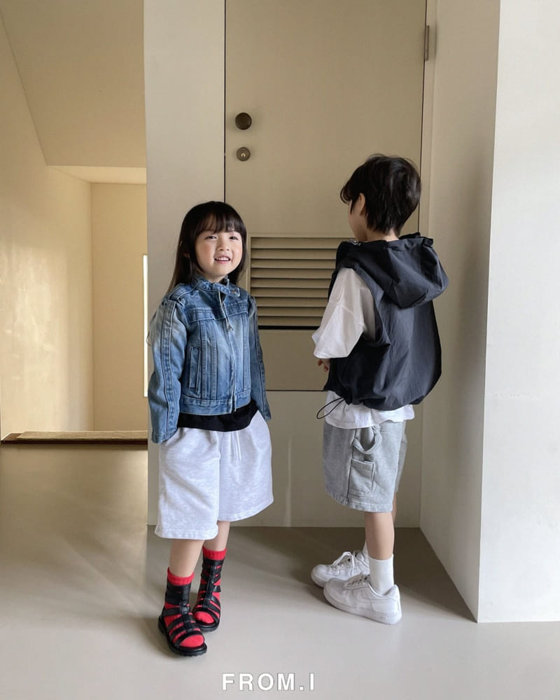 From I - Korean Children Fashion - #minifashionista - Sweat Half Pants - 11