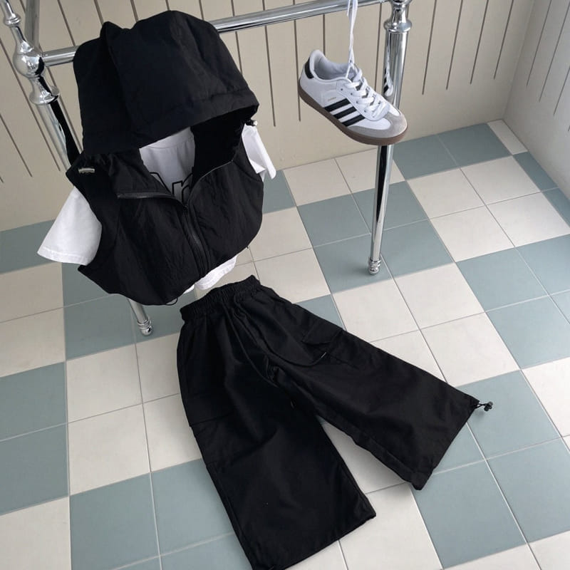 From I - Korean Children Fashion - #minifashionista - Nylon Cargo Pants - 10