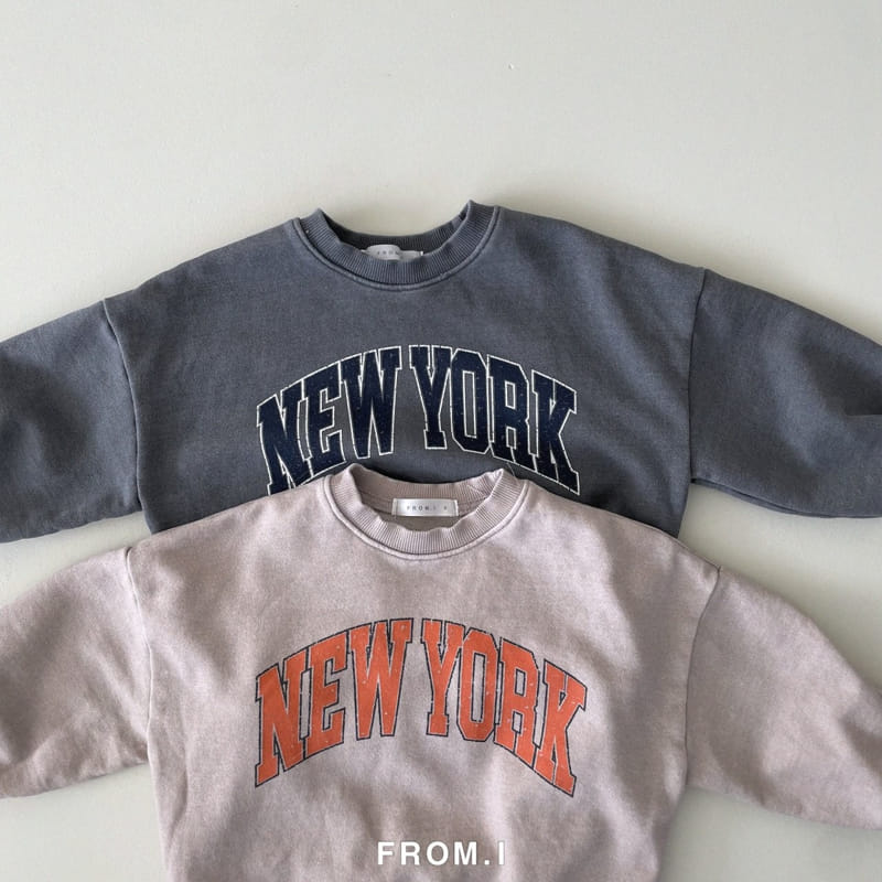 From I - Korean Children Fashion - #prettylittlegirls - New York Sweatshirt - 6