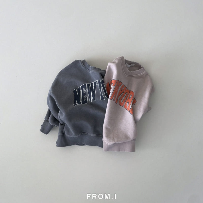 From I - Korean Children Fashion - #todddlerfashion - New York Sweatshirt - 7