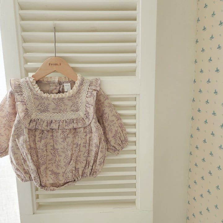 From J - Korean Baby Fashion - #babyfever - Glory Frill Body Suit - 3