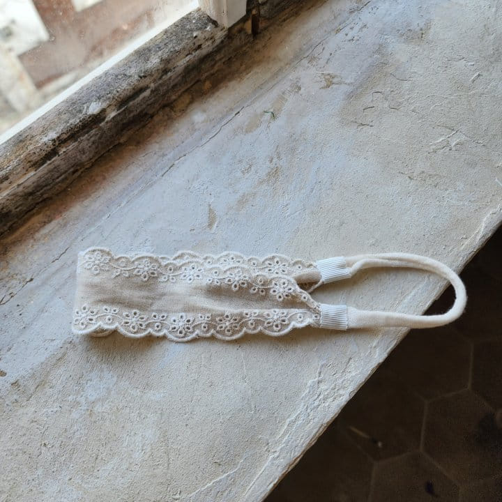 From J - Korean Baby Fashion - #babygirlfashion - Flower Lace Band - 3