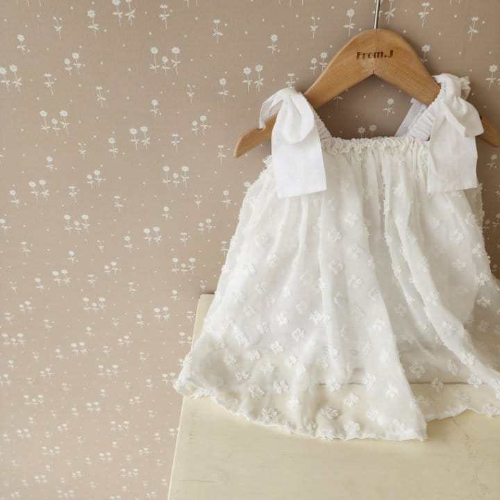 From J - Korean Baby Fashion - #babygirlfashion - Ribbon Vly Body Suit - 7
