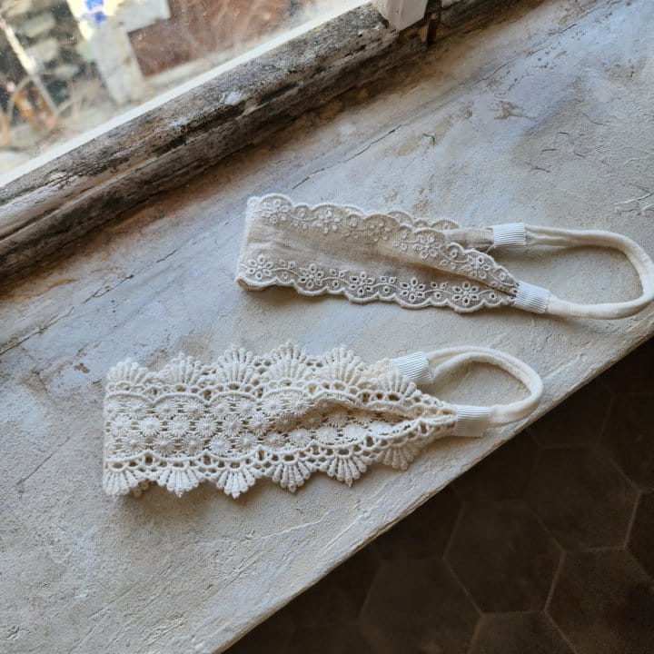 From J - Korean Baby Fashion - #babyoutfit - Flower Lace Band - 8