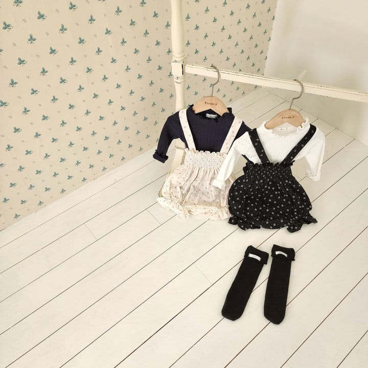 From J - Korean Baby Fashion - #onlinebabyboutique - Dungarees Smoke Bloomers - 2