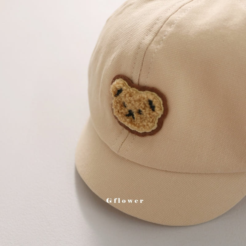 G Flower - Korean Baby Fashion - #babyfever - Baby Bear Face Ball Cap - 9