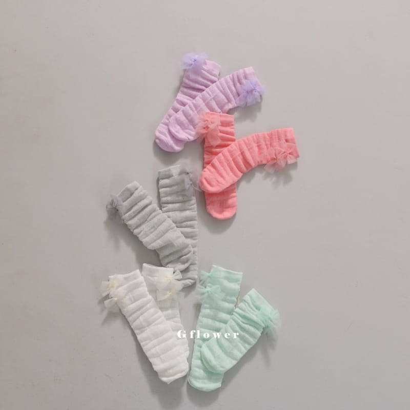 G Flower - Korean Children Fashion - #Kfashion4kids - Ribbon Knee Socks - 2
