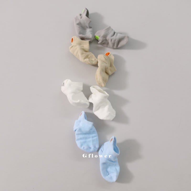 G Flower - Korean Children Fashion - #kidsstore - Ball Embroidery Socks Set - 5