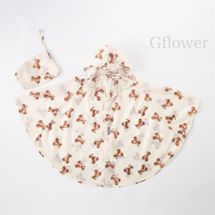 G Flower - Korean Children Fashion - #kidsstore - Bear Rain Coat