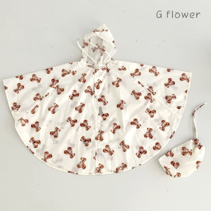 G Flower - Korean Children Fashion - #minifashionista - Bear Rain Coat - 6