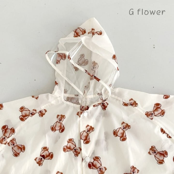 G Flower - Korean Children Fashion - #prettylittlegirls - Bear Rain Coat - 7