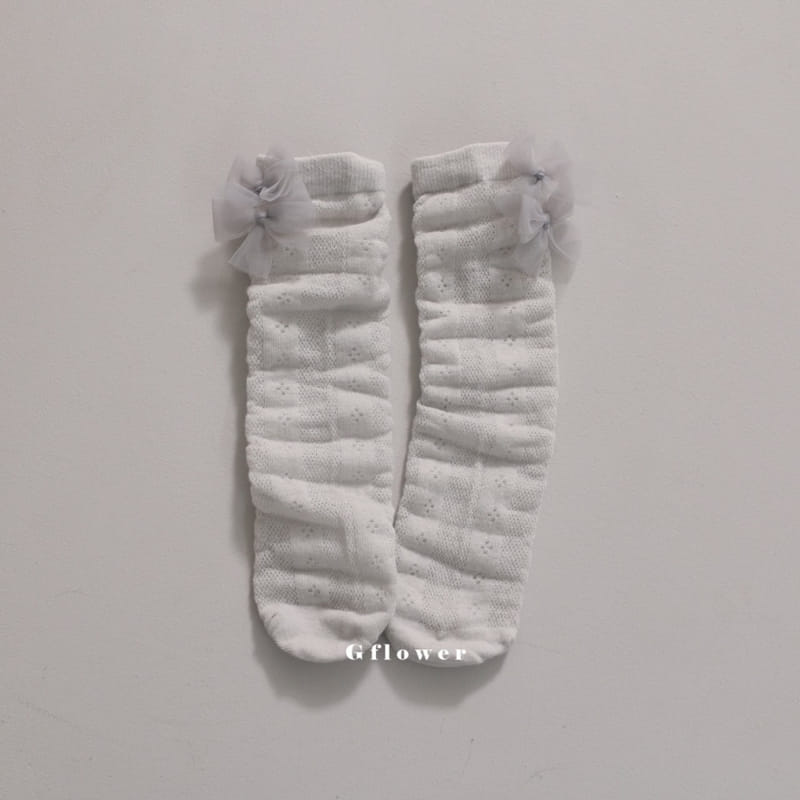 G Flower - Korean Children Fashion - #stylishchildhood - Ribbon Knee Socks - 9