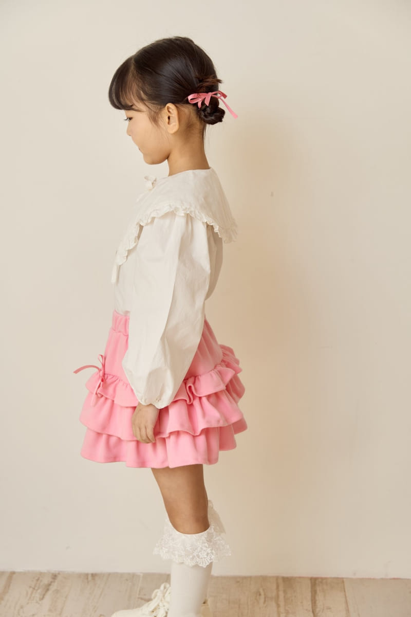 Ggomare - Korean Children Fashion - #Kfashion4kids - Kan Kang Ribbon Skirt - 8