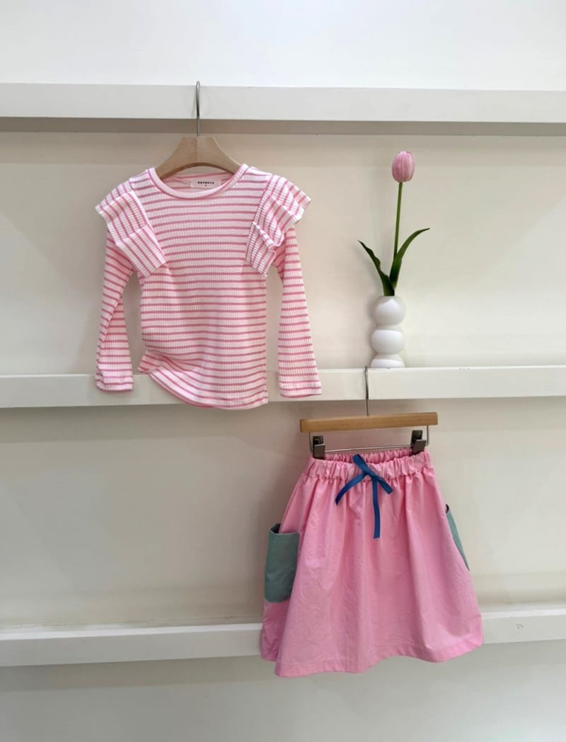 Ggomare - Korean Children Fashion - #childofig - Block Skirt - 11