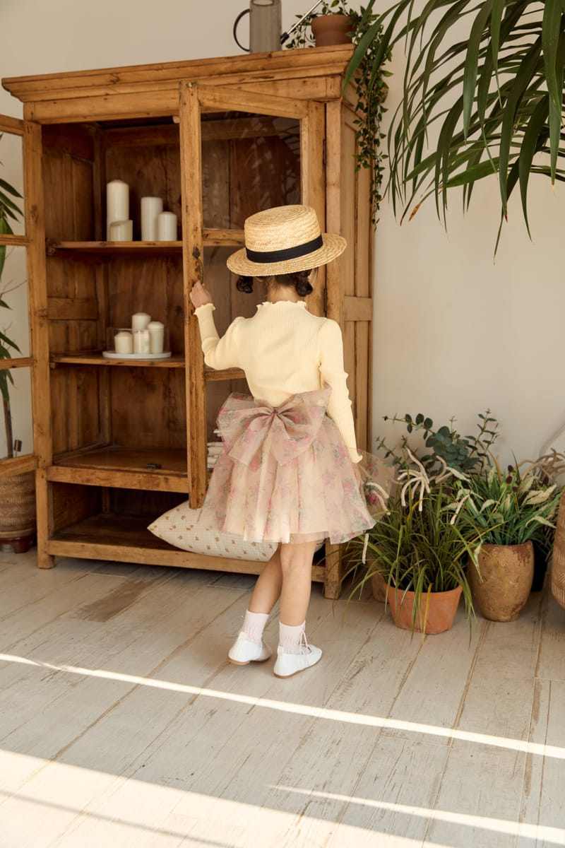 Ggomare - Korean Children Fashion - #childofig - Malang Ribbon Tee - 4